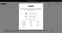 Desktop Screenshot of hummel.dk